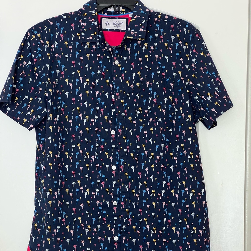 Mens Penguin button down shirt.